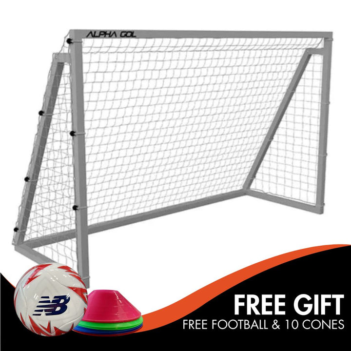 Aluminium Portable Goal 7.3m x 2.4m - Folds Flat