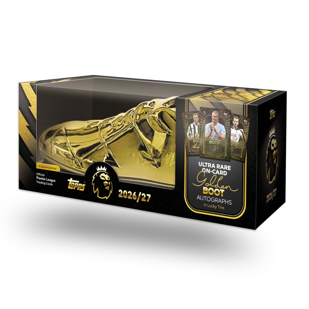 Topps 2027 Flagship Premier League Golden Boot Tin