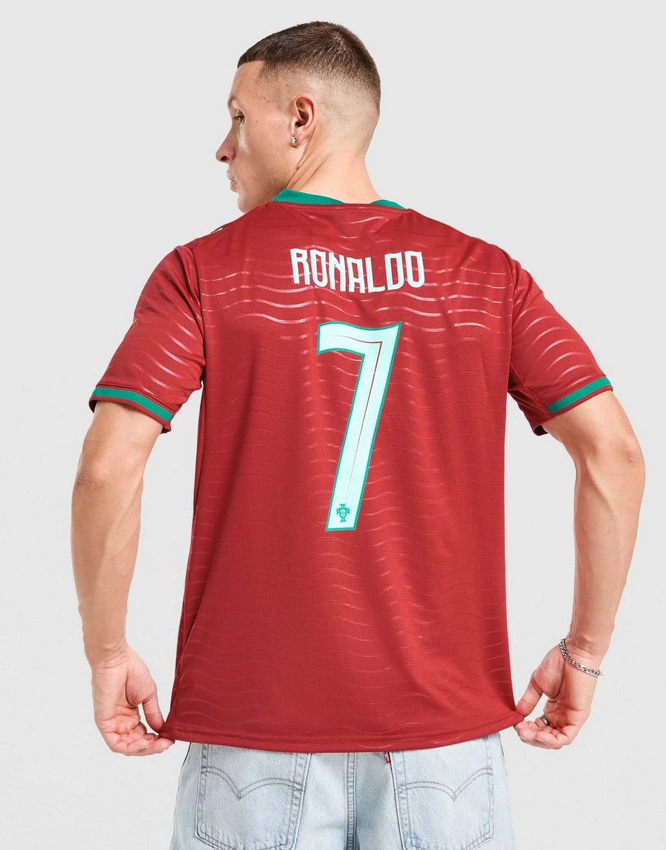 Ronaldo Portugal 2026 Home Jersey Replica  - Red/Green