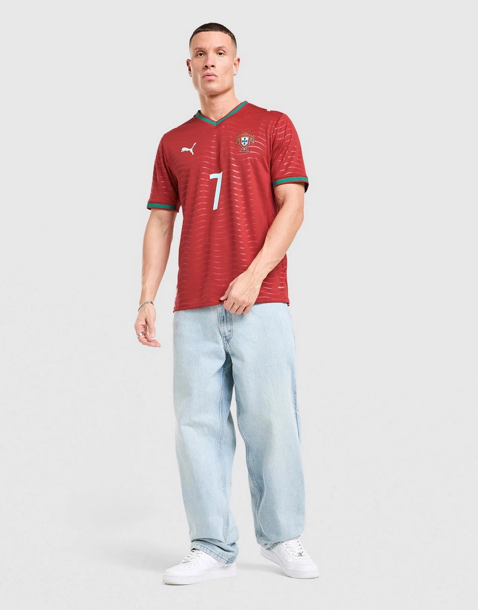 Ronaldo Portugal 2026 Home Jersey Replica  - Red/Green