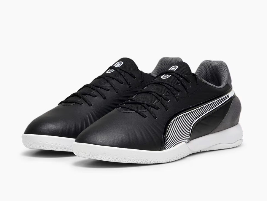 Puma Futsal King Match IT PUMA WHITE/PUMA BLACK/COOL DARK GREY