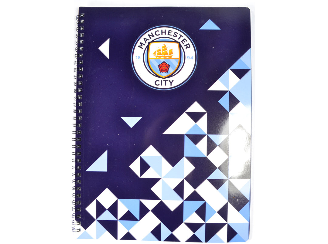 Man City FC Particle A4 Clear Bag Stationery Set