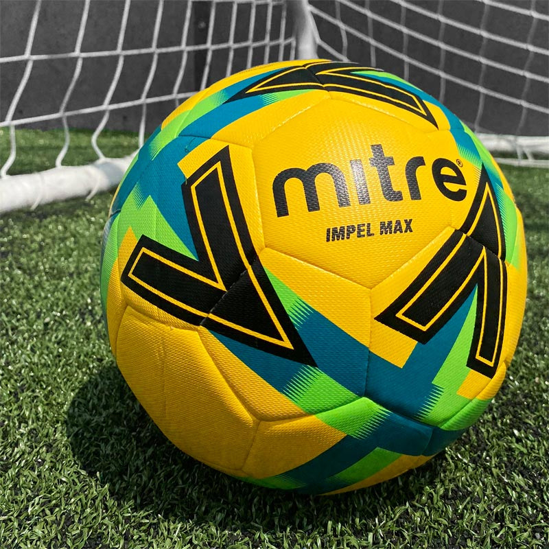 Mitre Impel Max Football - YELLOW/GREEN