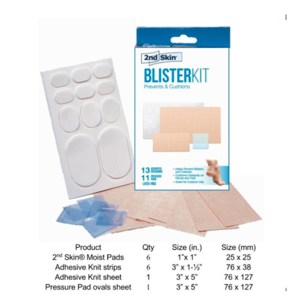 2nd Skin Blister Kit 1" Squares